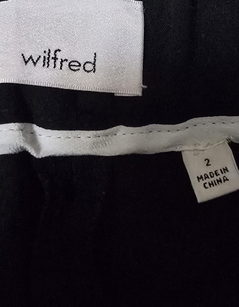 Wilfred black pants size 2